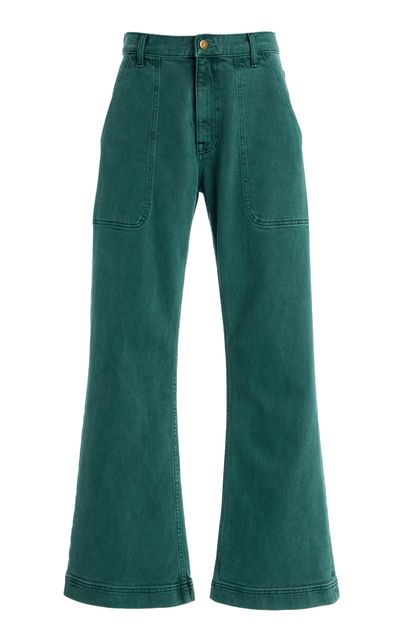 Sanderlak Sanderlak Rigid LowRise Flared Utility Jean