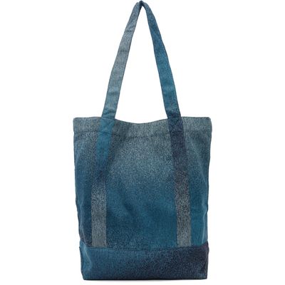 Sanderlak Sanderlak SSENSE Exclusive Blue Maharam Edition Jacquard Tote