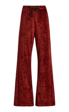 Sanderlak Sanderlak Velvet Flared Pants