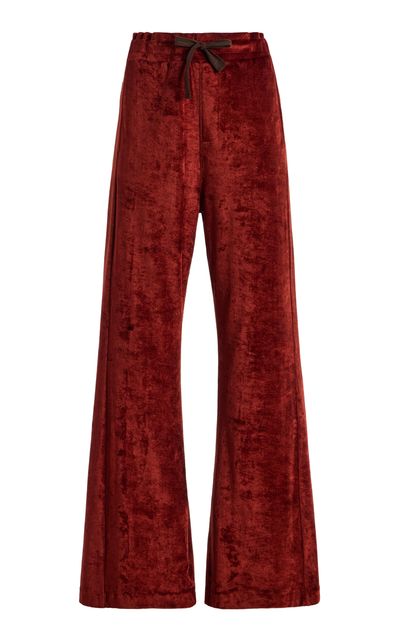 Sanderlak Sanderlak Velvet Flared Pants