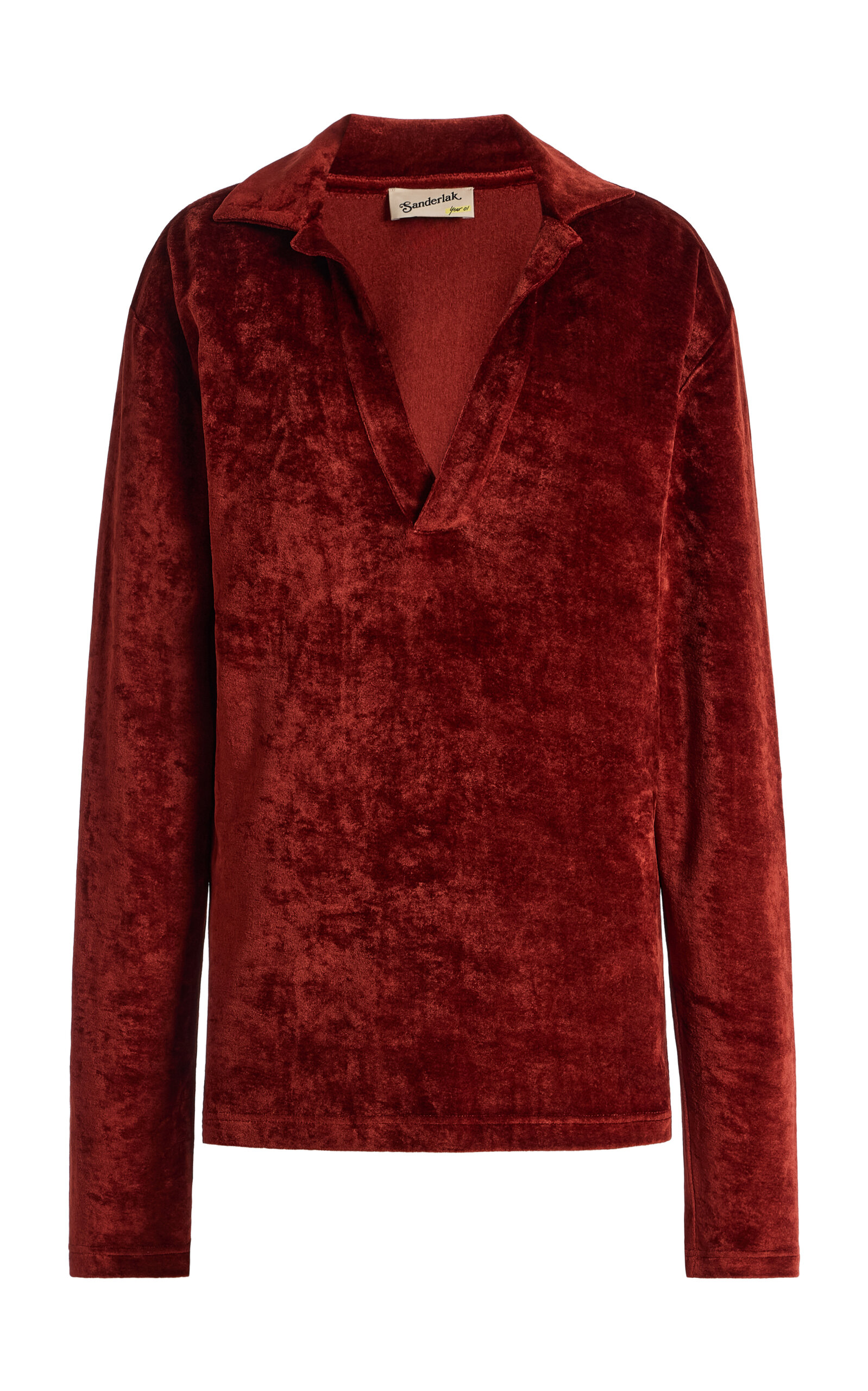 Sanderlak Sanderlak VNeck Velvet Polo