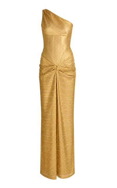 Sandra Mansour Sandra Mansour Dreamstate GoldThread Maxi Dress