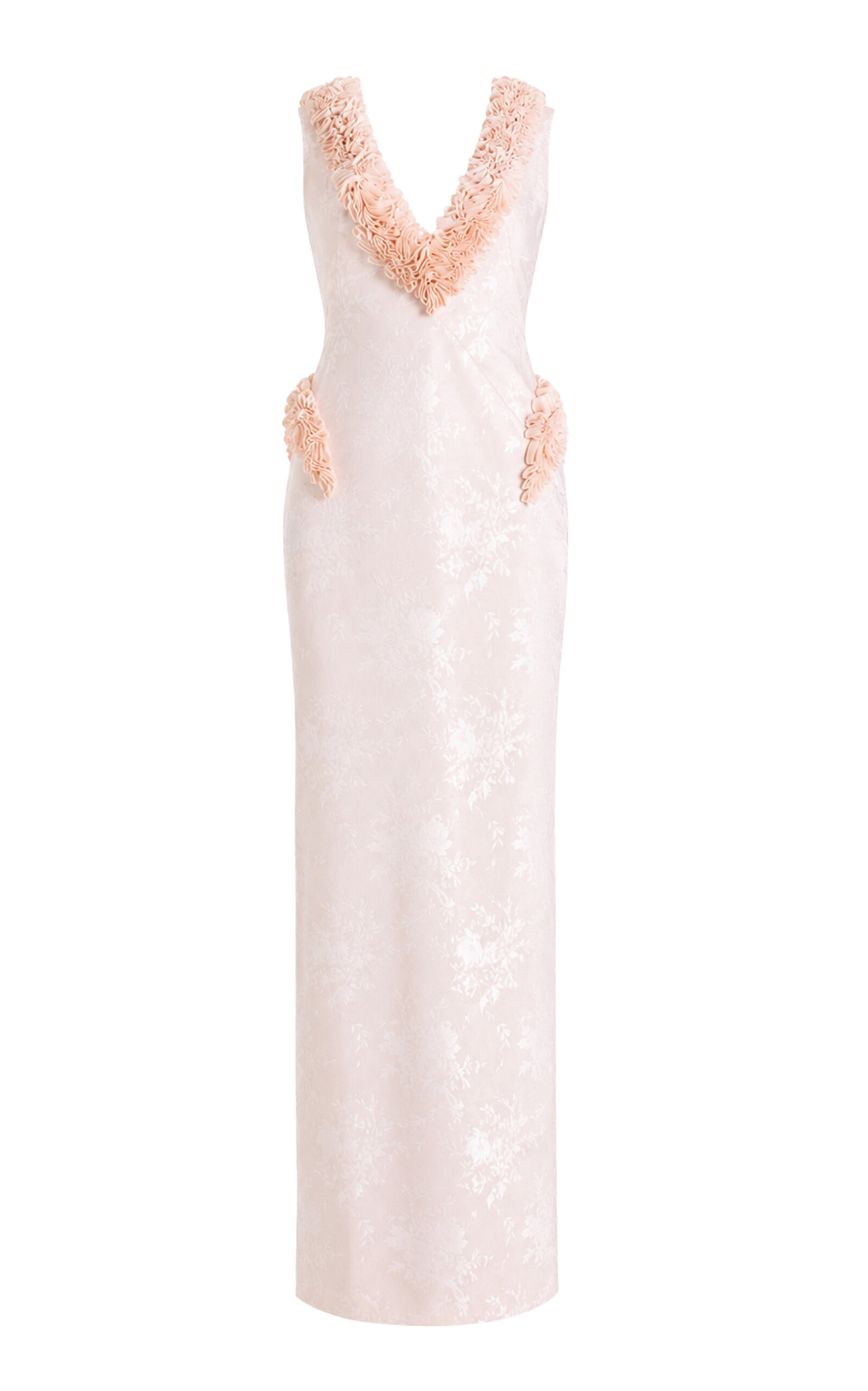 Sandra Mansour Sandra Mansour Heatwave Silk Brocade Maxi Dress