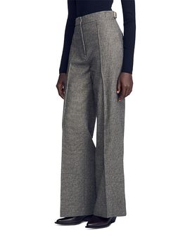 Sandro Sandro Alden Buckle Tab Suit Pants