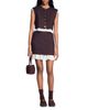 Sandro Sandro Allison Contrast Hem Mini Skirt - 2