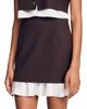 Sandro Sandro Allison Contrast Hem Mini Skirt - 4