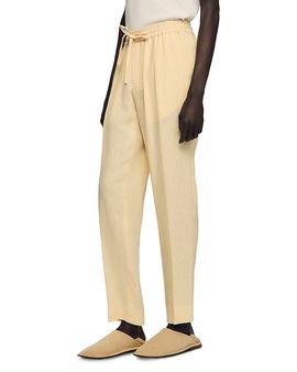 Sandro Sandro Alpha Elastic Linen Trousers