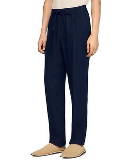 Sandro Sandro Alpha Linen Classic Fit Pants