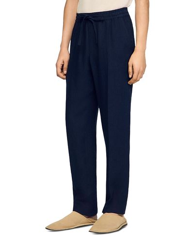 Sandro Sandro Alpha Linen Classic Fit Pants