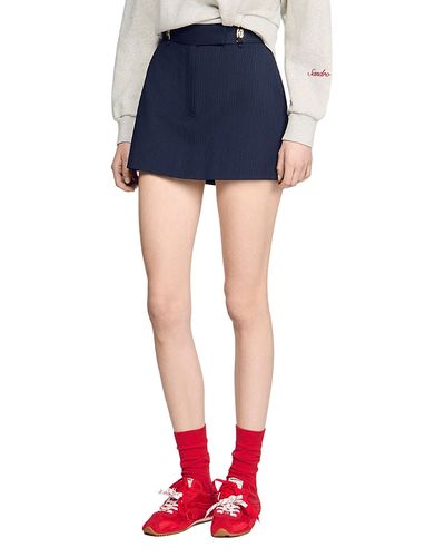 Sandro Sandro Altheora Pinstriped Skort