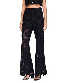 Sandro Sandro Amani Guipure Lace Pants