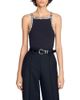 Sandro Sandro Ana Embellished Knit Bodysuit - 1