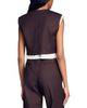 Sandro Sandro Andrews 2 in 1 Wool Blend Crop Top - 3