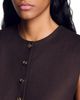 Sandro Sandro Andrews 2 in 1 Wool Blend Crop Top - 4
