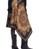 SANDRO SANDRO Asymmetrical scarf print skirt - 3