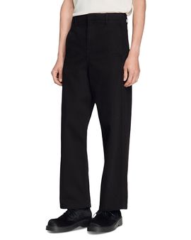 Sandro Sandro Barrel Fit 28.7 Jeans in Chocolate