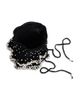 Sandro Sandro Beaded Velvet Bucket Bag - 3