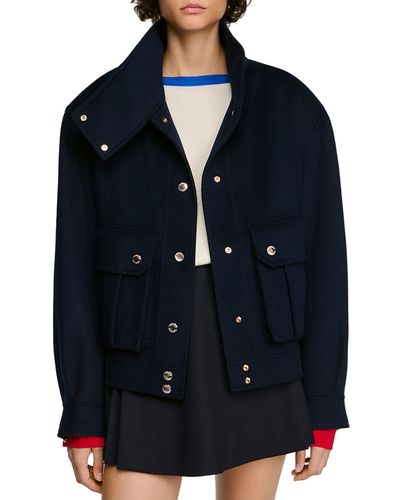 Sandro Sandro Blair Wool Coat
