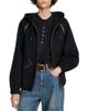 Sandro Sandro Brooks Wool Hooded Jacket - 1