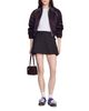 Sandro Sandro Cedriala Wool Blend Pleated Mini Skirt - 2