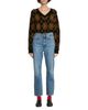 Sandro Sandro Charmant High Rise Straight Leg Jeans in Blue Jean - 5