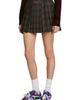 SANDRO SANDRO Checked Pleated Skirt - 3