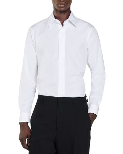 Sandro Sandro Chemise Regular Fit Long Sleeve Button Down Shirt