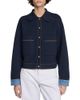 Sandro Sandro Christopher Jacket Style Denim Cuff Cardigan - 1