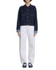 Sandro Sandro Christopher Jacket Style Denim Cuff Cardigan - 4