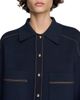 Sandro Sandro Christopher Jacket Style Denim Cuff Cardigan - 5