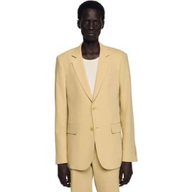 SANDRO SANDRO Classic linen suit jacket 