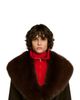 SANDRO SANDRO Coat With Shearling Collar - 3