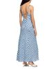 Sandro Sandro Colette Gingham Lace Up Maxi Dress - 4