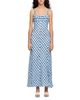 Sandro Sandro Colette Gingham Lace Up Maxi Dress - 5