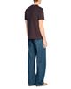 Sandro Sandro Cotton T Shirt with Leather Logo Patch - 4