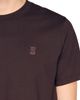 Sandro Sandro Cotton T Shirt with Leather Logo Patch - 5