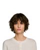 SANDRO SANDRO Cropped Check Stitch Cardigan - 3