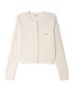 SANDRO SANDRO Cropped Check Stitch Cardigan - 5