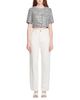 Sandro Sandro Cropped Houndstooth Tweed Jacket - 5