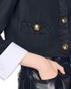 SANDRO SANDRO Cropped striped wool jacket - 4