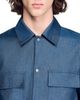 Sandro Sandro Denim Effect Cotton and Linen Shirt - 5