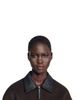 SANDRO SANDRO Double-faced Leather Collar Jacket - 4