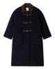 SANDRO SANDRO Double-faced Wool Duffel Coat - 5