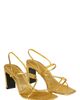 SANDRO SANDRO Embossed leather sandals - 5