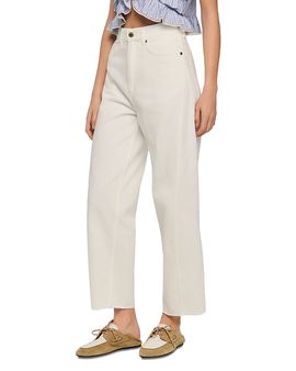 Sandro Sandro Ethan Barrel Jeans in White