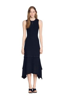 sandro molina striped knit dress Molina Dress