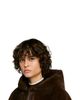 SANDRO SANDRO Faux Fur Coat With Hood - 3