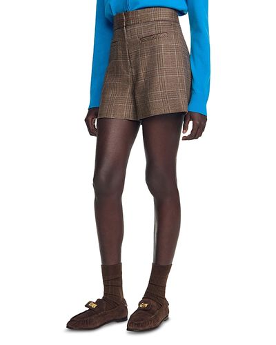 Sandro Sandro Finn Wool Shorts