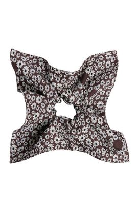SANDRO SANDRO Floral-print scrunchie