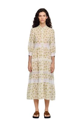 knee length dresses for ladies Shop Ramia Pointelle Knit Midi Dress Black for Women Online